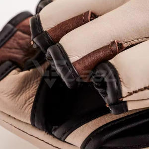 High Quality Open Finger Training Gloves Manufacturer Custom Logo Kickboxing Grappling Training Gloves - Product Image 5