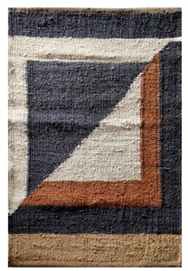 <b>Large</b> Handwoven Organic Jute Area <b>Rug</b> Handmade Home Floor Carpet Eco Friendly Bohemian Style Geometric Pattern Low Pile Medium - Product Image 2