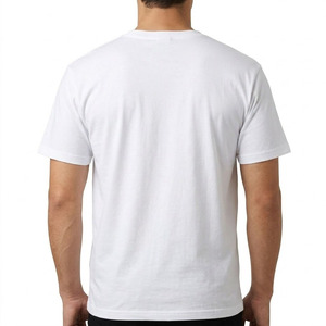 100% Cotton Regular Fit Round Neck Short-sleeved Breathable T-<b>shirt</b> for Men Women with Blank Design Can Be Customized Logo 180g - Product Image 3
