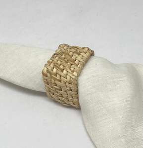 Anillo para Servilletas de Camping Redondo de 4.5cm con Diseño Floral Ecológico de Yute por N S Tomar Handicrafts - Product Image 5