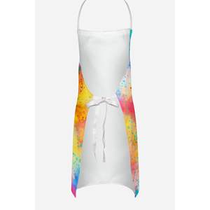 Golden Retriever Hippie Dawg Unisex delantal grande Multicolor para adultos para cocina hornear manualidades Servidor de jardinería - Product Image 4