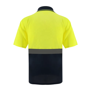 Polo de Seguridad de Alta Visibilidad para Hombre, Reflectante, Impermeable, Transpirable, de Poliéster, de Manga Corta, para Construcción - Product Image 2