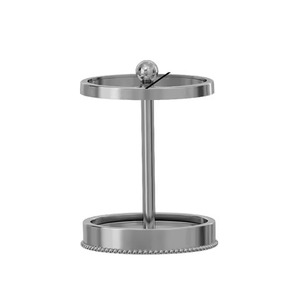 Soporte para cepillos de dientes de latón con acabado de níquel pulido, moderno, ecológico, de dos piezas, organizador de encimera para baño - Product Image 5