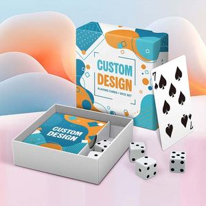 Custom Paper Playing Card and 5 Standard Plastic <b>Dice</b> Set - Product Image 5