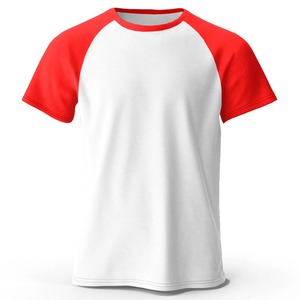 Camiseta de Jersey para Hombre, Cuello Redondo, Manga Corta, 100% Algodón, Color Blanco/Negro, Ribete en Contraste, Diseño Personalizado, Talla Grande, Transpirable - Product Image 5