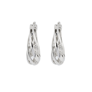 Authentic Bohemian Sterling Silver Hoop <b>Earrings</b> Handmade Artisan Ethnic Pattern Fashion Accessory for Everyday Wear - Product Image 3