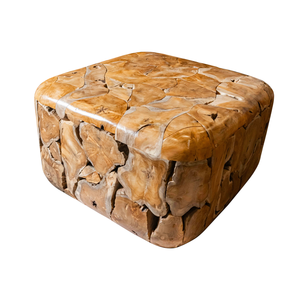 Mesa de Centro de Madera Rústica Hecha a Mano de Lujo ARTERRA, Diseño de Raíz de Teca Natural, Mueble Moderno para Sala de Estar, No Plegable - Product Image 1
