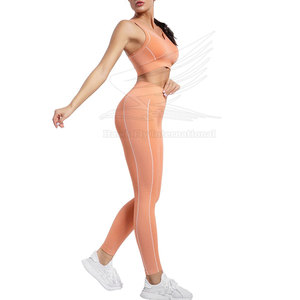 Conjunto de Yoga para Mujer de la Mejor Calidad, Cintura Elástica Sólida, Hecho a Medida, Resistente, Transpirable y Ecológico, Conjunto de 2 Piezas - Product Image 4