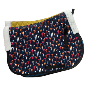Tapis de selle professionnel antichoc en polyester de qualité supérieure, équipement d'équitation personnalisé, fournisseur en gros d'usine OEM - Product Image 1