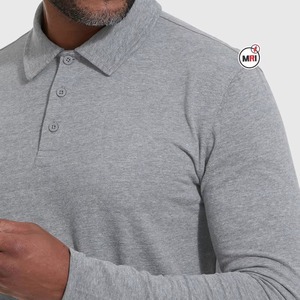 Chemise à manches longues unie pour homme, chemise à manches longues tendance pour homme, chemise à manches longues personnalisée OEM pour homme, chemise à manches longues en gros pour homme - Product Image 6