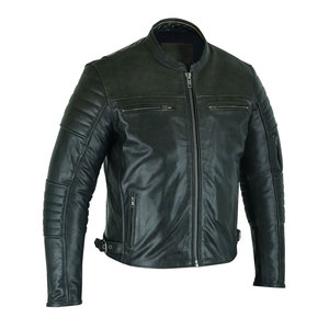 Nouveauté : Blouson Bomber Homme en Polyester/Coton de Haute Qualité, Design Tendance, Respirant, à Capuche, Style Moto, Décontracté - Product Image 1