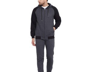 Survêtements de sport décontractés pour hommes, à fermeture éclair intégrale, personnalisables, pour la course et les sports d'hiver – Vente en gros - Product Image 3