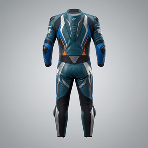 Traje de Motociclismo Profesional de Cuero con Protección CE, Traje de Carreras de Cuerpo Completo, Equipo de Protección para Motociclistas Unisex, Traje de Pista Deportivo Transpirable - Product Image 4