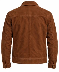 Premium Quality Eco-friendly PU Leather Winter Motorcycle Jacket for <b>Men</b> with <b>Turtleneck</b> Collar and Regular Fit - Product Image 5