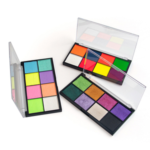 พาเลทเพ้นท์หน้า 8 สี ฝาใส เนื้อแมทท์และชิมเมอร์ เม็ดสีแน่น สำหรับแต่งหน้าเพ้นท์ตัว สำหรับฮาโลวีน คอสเพลย์ - Product Image 3