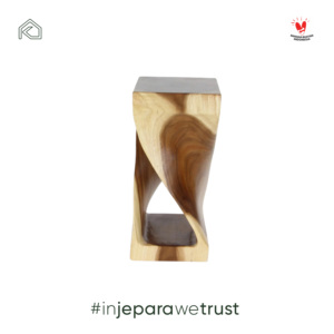 Luxury Solid Teak Wood <b>Side</b> <b>Table</b> Modern Sculptural Eco-Friendly Handmade Accent Furniture for Villa Resort Global Made Jepara - Product Image 4