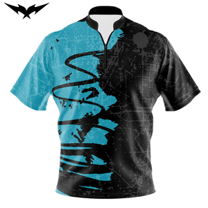 Maillot de bowling à manches courtes personnalisé, entièrement sublimé, léger, respirant et à séchage rapide, de haute qualité - Product Image 3