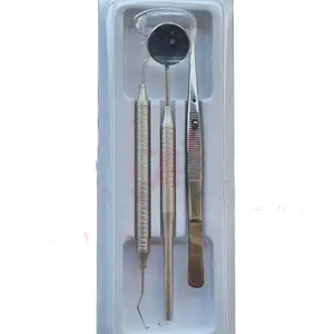 ชุดเครื่องมือตรวจทางทันตกรรมพื้นฐาน Bone Bridge Instruments BBI-452  ทำจากเหล็กกล้าไร้สนิมเคลือบทรายเพชร ใช้ซ้ำได้ - Product Image 1