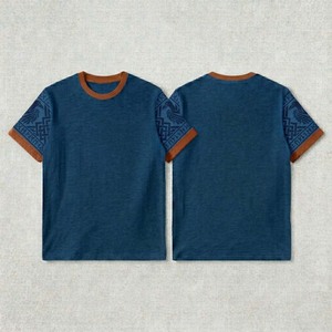 เสื้อยืดผู้ชายทรงบ็อกซี่ แขนสั้น ผ้าฝ้ายหนา สีพื้น เรียบง่าย สไตล์ยุโรป สำหรับสตรีทแวร์ - Product Image 4