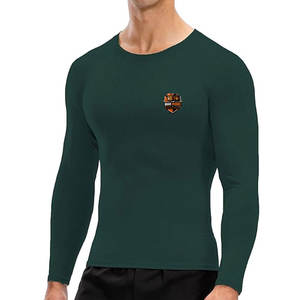 Camisetas de Compresión para Hombre Hechas a Medida, Impresas, Transpirables, Ligeras, de Spandex/Poliéster, Fabricación Directa de Fábrica - Product Image 5
