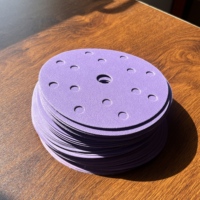 Disques abrasifs en céramique pour ponçage violet, idéaux pour la rénovation automobile et le detailing