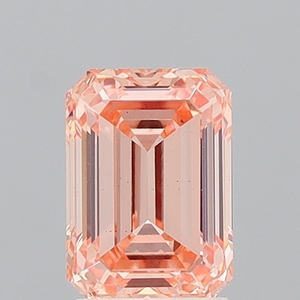 Diamante Cultivado en Laboratorio, Corte Esmeralda, 2.41 ct, Color Naranja Intenso, VS2, Certificado IGI, CVD, Diamante Suelto al por Mayor para Joyería - Product Image 1