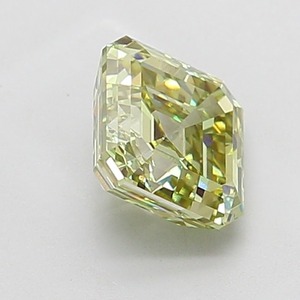 Diamant de laboratoire de 2,01 carats, taille Asscher, vert vif fantaisie, EX Poli, VS1, certifié IGI, diamant CVD en vrac, vente en gros de bijoux - Product Image 4