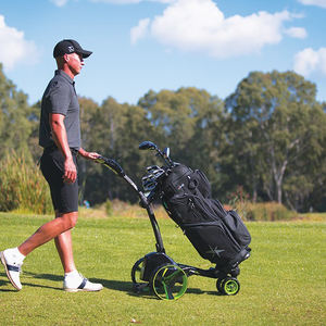 Chariot de golf électrique X10 Signature Range le plus vendu avec télécommande et batterie supplémentaire incluse - Product Image 2