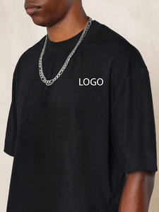 Camisetas de Hombre de Alta Calidad, Casuales, Holgadas, de Punto, de Manga Corta, Estilo Urbano, de Algodón Grueso, Cuello Redondo, de Secado Rápido - Product Image 3