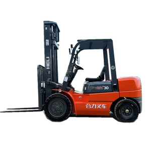 Chariot élévateur diesel d'occasion Heli 3 tonnes avec roulement de moteur, pompe de boîte de vitesses puissante, haute efficacité, économie de carburant, conception compacte pour - Product Image 1