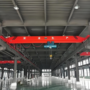 Grue à <span class=keywords><strong>pont</strong></span> à poutre unique <span class=keywords><strong>de</strong></span> type LD Suspension électrique Max Lifting Steel Wire Rope Hoist for Workshops - Product Image 3