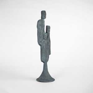 Aluminium Green Patina Handicraft Artistic Abstract Human <b>Figure</b> Sculpture Modern Design Home Decor Statue - Product Image 2