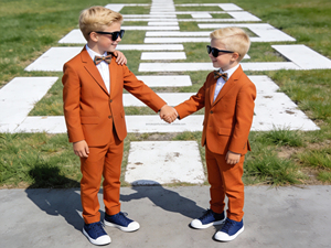 Boys White 3 Piece Suit Set with Vest & Bow Tie | <b>Kids</b> Wedding Tuxedo Formal Blazer Pant Outfit | <b>Ring</b> Bearer Party Wear - Product Image 4