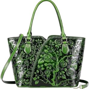 Bolso Tote de Cuero Genuino Hecho a Mano con Estilo Bohemio y Correa Cruzada para Aventuras Urbanas al Aire Libre en Otoño y Verano - Product Image 1
