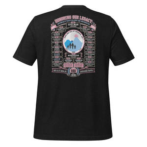 T-shirt graphique noir épais unisexe en coton à manches courtes col rond imprimé décontracté streetwear mode haut de gamme pour le quotidien - Product Image 2