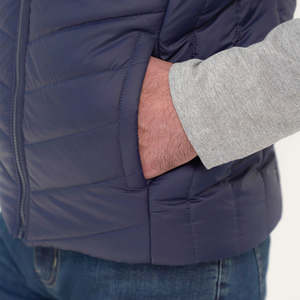 Gilet matelassé imperméable personnalisé de haute qualité pour homme, veste sans manches tendance, rembourrée en coton, pour homme et femme, vêtement d'extérieur - Product Image 4