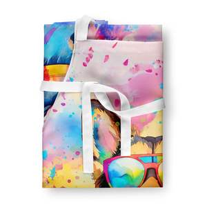 German Shepherd Hippie Dawg Unisex Large Multicolor Kitchen <b>Apron</b> for Cooking Baking Crafts <b>Gardening</b>-for Adults Men Women - Product Image 3