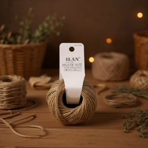 Hilo de Yute Natural de 2 mm y 50 g para Manualidades - Product Image 3