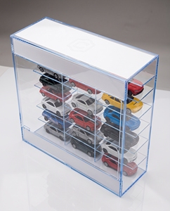 VENTES FLASH : Vitrines en acrylique pour véhicules miniatures à l'échelle 1:24, idéales pour les collectionneurs de voitures, transparentes et personnalisables pour la publicité - Product Image 1
