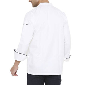Chaquetas de Chef de Manga Larga de Alta Calidad OEM, Uniformes de Trabajo para Hoteles y Restaurantes, Chaqueta de Cocina, Uniforme de Chef Liso - Product Image 6