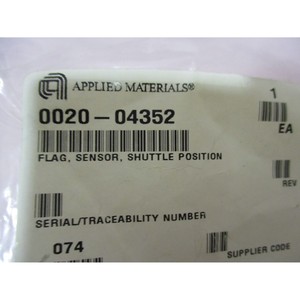 AMAT 0020-04352 ฟลักซ์เซอร์, เซ็นเซอร์, ตัวระบุตำแหน่งชัตเทิล - อุปกรณ์และอะไหล่เซมิคอนดักเตอร์ระดับโลกที่เชื่อถือได้ - Product Image 1