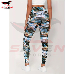 Slim Fit Compression Sports <b>Leggings</b> For Women Seamless Workout Wear High Waist Gym & Fitness <b>Legging</b> For Ladies - Product Image 2