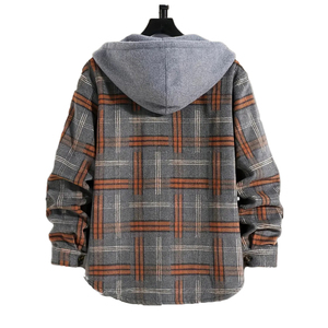 PREDATEX INDUSTRIES Blouson universitaire unisexe grande taille en tissu de laine, séchage rapide, respirant, écologique, décontracté, hiver, col montant - Product Image 4