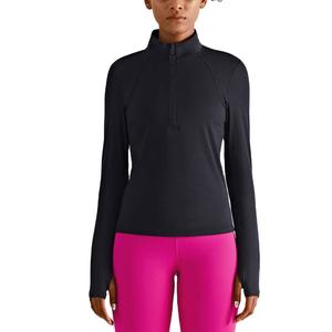 Nueva Camiseta Deportiva Ecuestre de Manga Larga para Mujer, Diseño Personalizado de Lujo, Elástica en Cuatro Direcciones, Spandex y Nailon, Ajuste Ceñido - Product Image 5