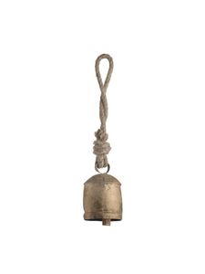 Best Seller Vintage Rustic Cow Bell Hanging Ornament Handmade Metal Door Decor Farmhouse Holiday Accent - Product Image 1