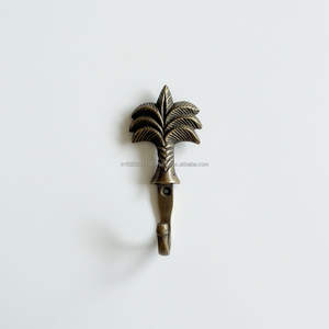 Wall mounted brass wall <b>hooks</b> provide elegant solution for organizing coats <b>towels</b> accessories efficiently in home spaces - Product Image 5