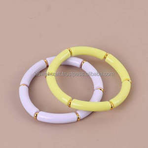 Nueva resina epoxi de calidad superior para pulsera Tubo de moda elegante para pulsera para aniversarios Cuentas Premium Cuentas de moda con cuentas - Product Image 5