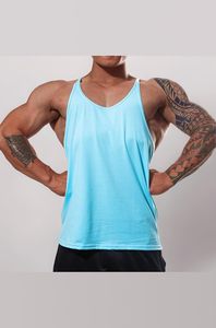 เสื้อกล้ามออกกำลังกายผู้ชาย ผ้าฝ้าย ขายส่ง เสื้อกล้ามเพาะกาย สกรีนลายตามสั่ง เสื้อกล้ามเวสต์ - Product Image 4