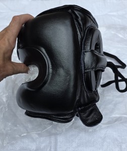 Casque de boxe en cuir respirant, réglable, personnalisable, unisexe, pour MMA, Muay Thai, Sparring, sérigraphie - Product Image 2