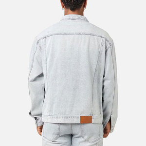 Rugged <b>Trucker</b> Style Denim <b>Jacket</b> For Men With Reinforced Seams For Durability And Longevity - Product Image 6